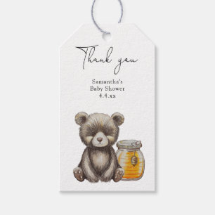 Beer dank u baby shower cadeaulabel