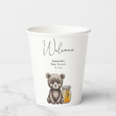 Beer dank u baby shower papieren bekers (Achterkant)