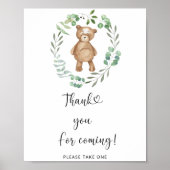 Beer \ Dank u voor het komende Poster (Voorkant)