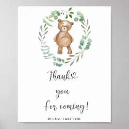 Beer \ Dank u voor het komende Poster