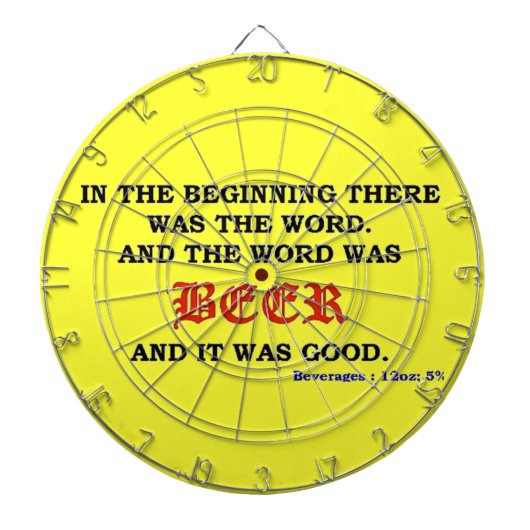 BEER DARTBORD (Voorkant)