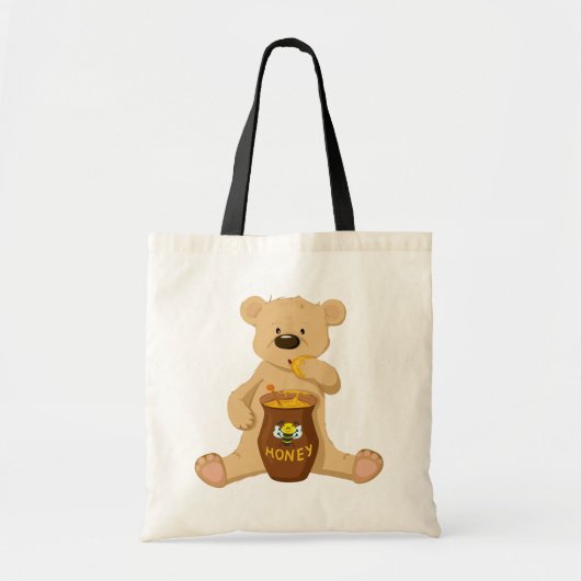 Beer dat honing eet tote bag (Voorkant)