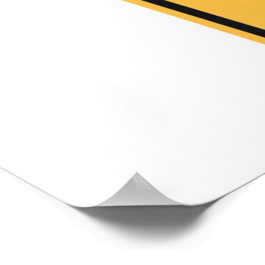 Beer Deer Beer Crossing Poster (Hoek)