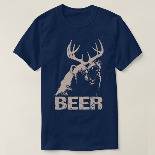 Beer Deer Beer T-shirt (Design voorkant)