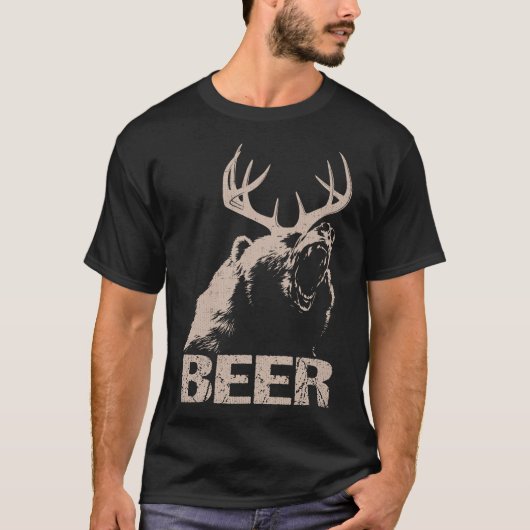Beer Deer Beer T-shirt (Voorkant)