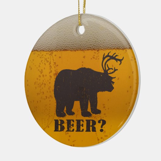 Beer, Deer of Beer? Keramisch Ornament (Links)