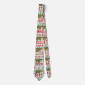 Beer Deer of Beer kerstjuweel Stropdas (Voorkant)