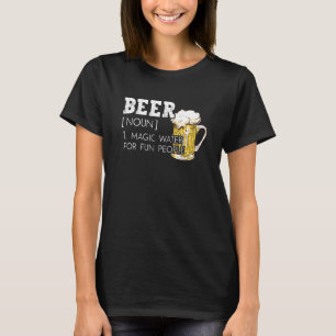 Beer Definition Craft Beer Drink Volwassen Joke T-shirt