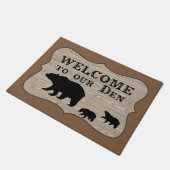 Beer Den Welcome Deurmat (Schuin)