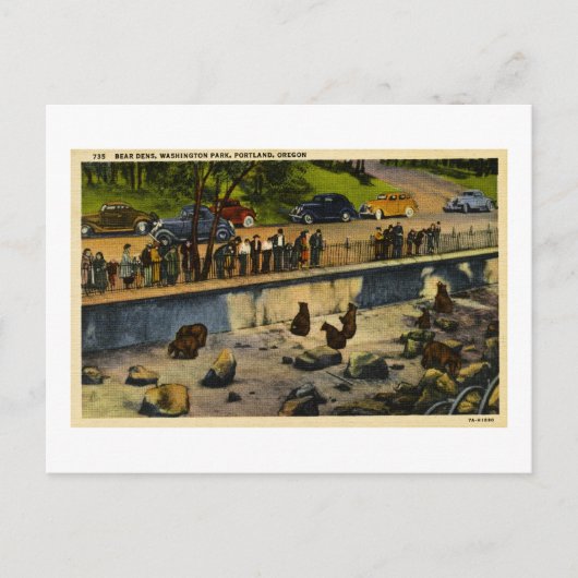 Beer Dens Washington Park Portland Oregon  Briefkaart (Voorkant)