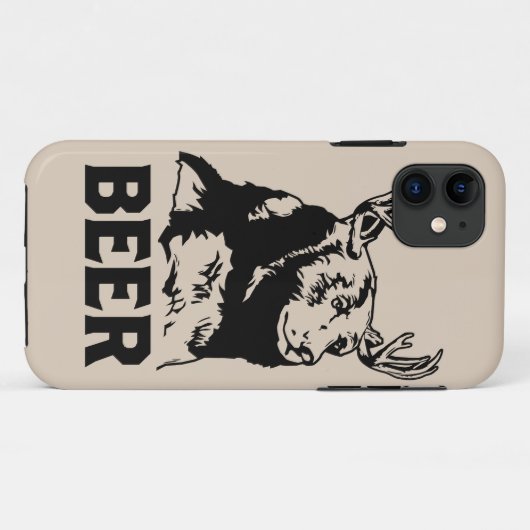 Beer + Der = Bier Case-Mate iPhone Case (Achterkant (horizontaal))