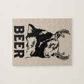 Beer + Der = Bier Legpuzzel (Horizontaal)