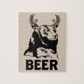Beer + Der = Bier Legpuzzel (Verticaal)
