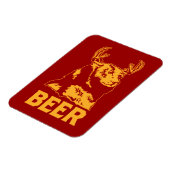 Beer + Der = Bier Magneet (Linkerzijde)