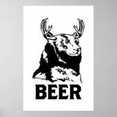 Beer + Der = Bier Poster (Voorkant)