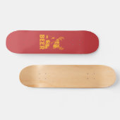 Beer + Der = Bier Skateboard (Horizontaal)