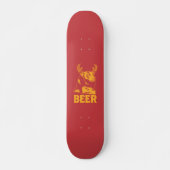 Beer + Der = Bier Skateboard (Voorkant)