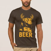 Beer + Der = Bier T-shirt (Voorkant)