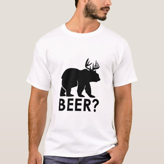 Beer + Der = Bier? T-shirt (Voorkant)