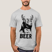 Beer + Der = Bier T-shirt (Voorkant)