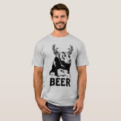Beer + Der = Bier T-shirt (Voorkant volledig)
