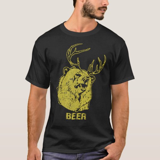Beer + Der = Bier T-shirt (Voorkant)