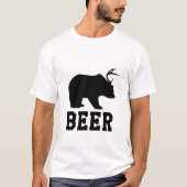 Beer + Der = Bier T-shirt (Voorkant)