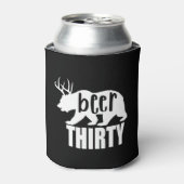 Beer Dertig Koelbox/Koozie | Blokletters Blikjeskoeler (Blikje Voorkant)