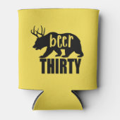 Beer Dertig Koelbox/Koozie | Blokletters Blikjeskoeler (Voorkant)