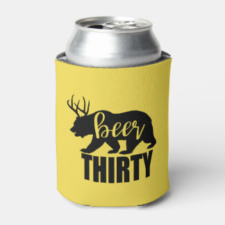 Beer Dertig Koelbox/Koozie | Cursief Blikjeskoeler