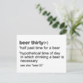 Beer Derty Briefkaart (Staand voorkant)