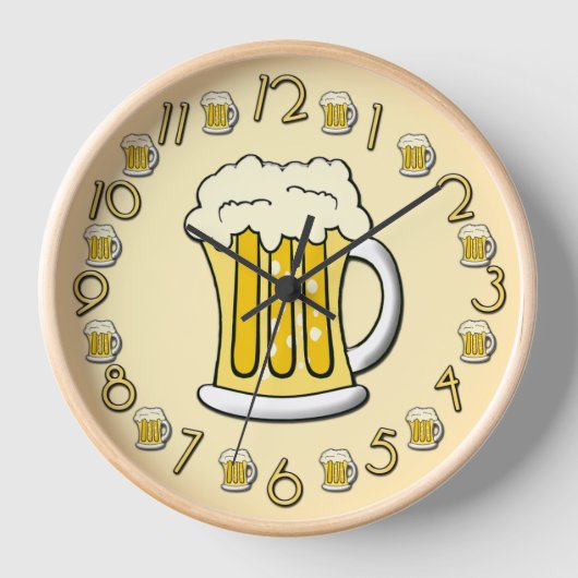 Beer Derty Clock (Voorkant)