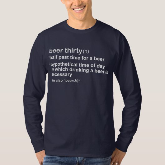 Beer Derty T-shirt (Voorkant)
