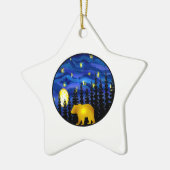 beer deze nacht keramisch ornament (Links)