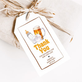 Beer Diaper Party Baby shower Favoriet Tags Cadeaulabel
