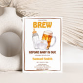 Beer Diaper Party Baby shower Kaart