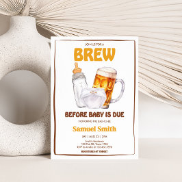 Beer Diaper Party Baby shower Kaart