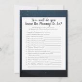 Beer die het beste Baby shower-spel kent Kaart (Voorkant)