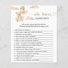 Beer die het beste pappa-spel kent