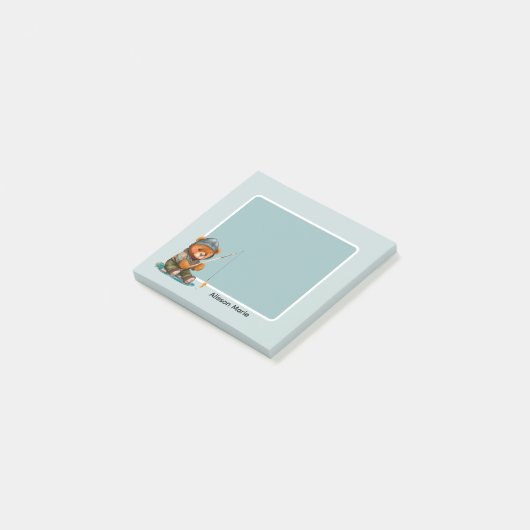 beer die op post-it® notes (Schuin)