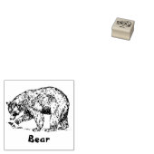 BEER DIERLIJKE RUBBER STEMP RUBBERSTEMPEL (Gestempeld)