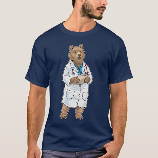 Beer Doctor Stethoscoop T-shirt (Voorkant)