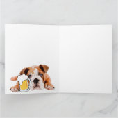 Beer Dog Bulldog - geloof dat je dat kunt en dat j Kaart (Binnen)