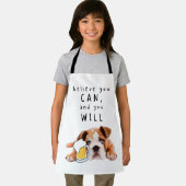 Beer Dog Bulldog - geloof dat je dat kunt en dat j Schort (Insitu)