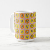 beer draag stropdas koffiemok (Voorkant links)