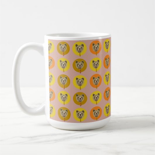 beer draag stropdas koffiemok (Links)