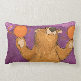 Beer draaiende Sinaasappels / Pillow Kussen
