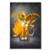 Beer Dragon 4x6 Afdrukken Foto Afdruk (Voorkant)