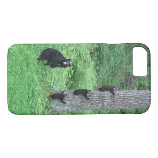 Beer & drie welpen Case-Mate iPhone case (Achterkant (Horizontaal))