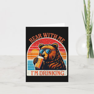 Beer Drink Bier Outdoor Grappig Grizzly Wandelen Kaart